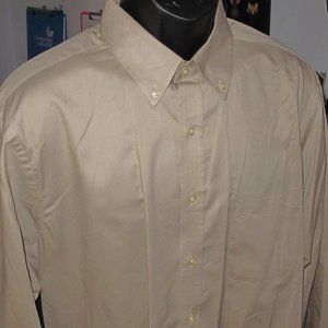 Sized 17/17.5 - 34/35 Chaps Wrinkle Free Classic Fit Twill Oxford Shirt